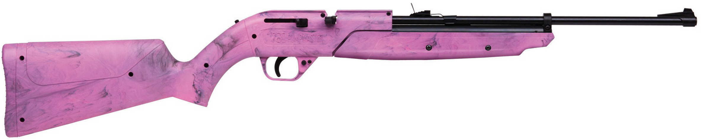 Crosman Model 760 Pumpmaster .177 BB 17" Pink Synthetic Stock Single Shot 625 Feet Per Second 760P