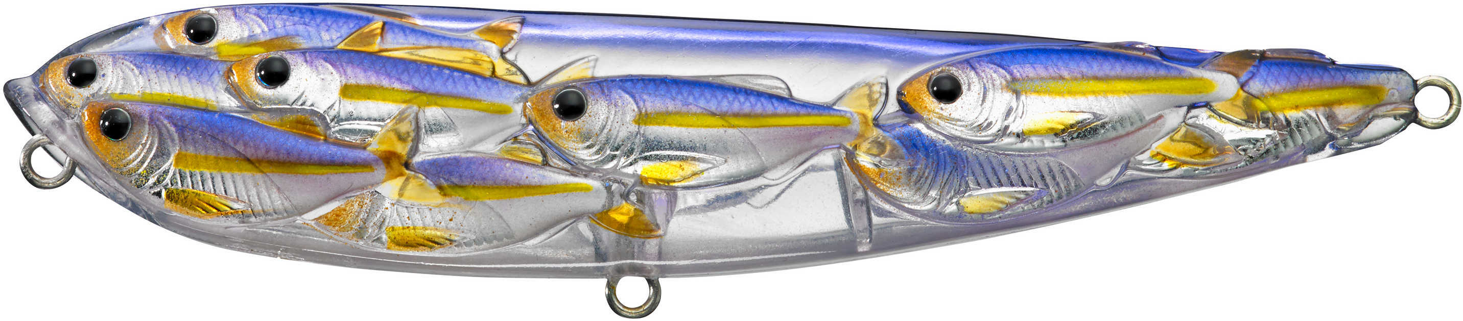 LIVETARGET Lures / Koppers Fishing and Tackle Corp Yearling Baitball Walking Pearl/Violet Shad #4 Md: YWB115T812