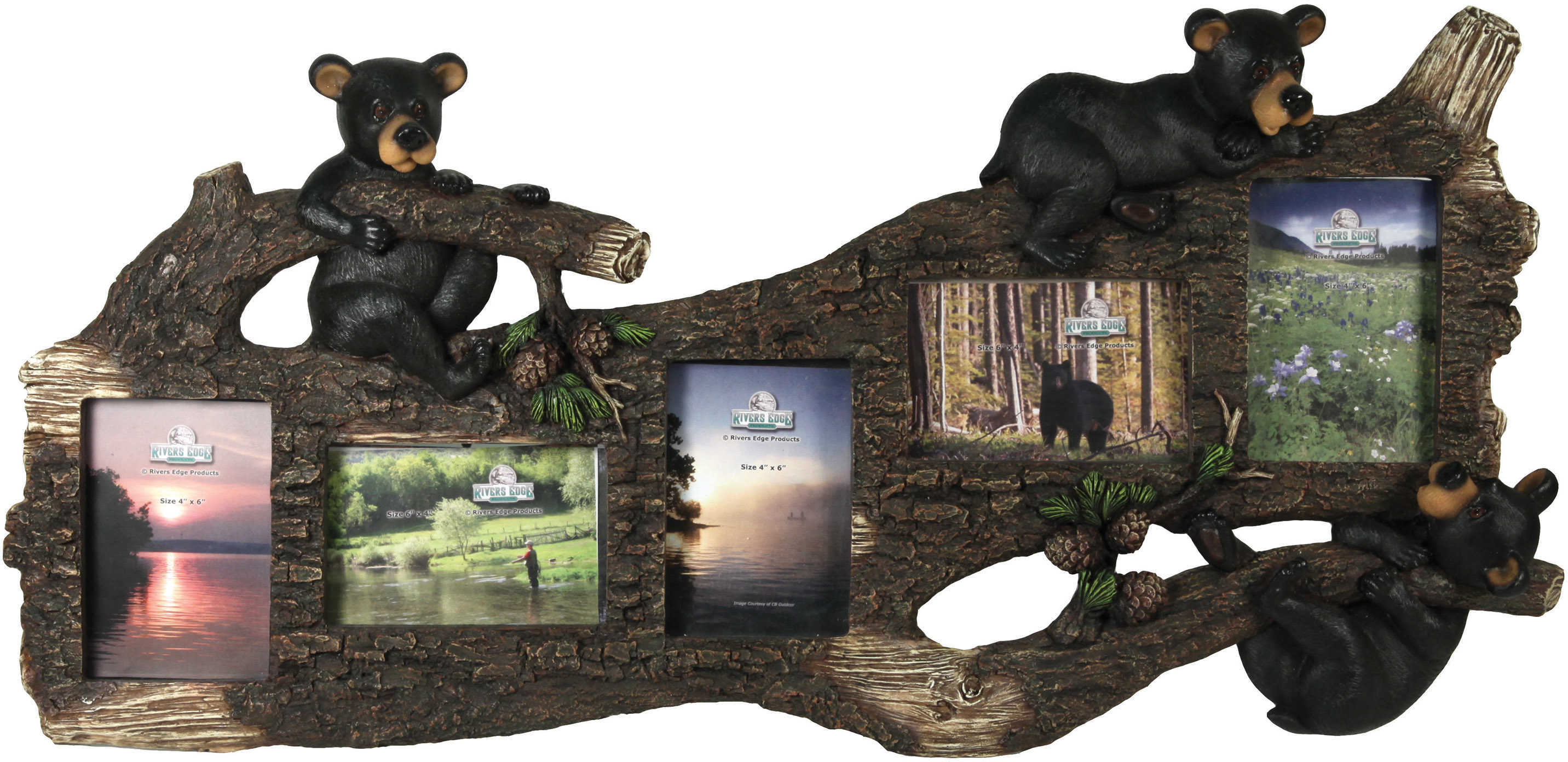 Rivers Edge Products Picture Frame 5 Photo, Bear Md: 505