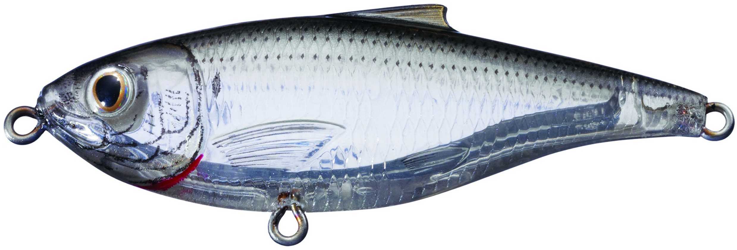LIVETARGET Lures / Koppers Fishing and Tackle Corp Scaled Sardine Twitchbait Ghost/Natural #6 Md: SST75S948