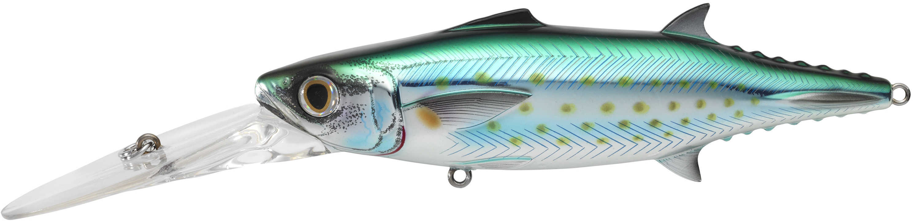 LIVETARGET Lures / Koppers Fishing and Tackle Corp Spanish Mackerel Trolling Bait Silver/Blue/Green 2/0 Md: SMK160D981