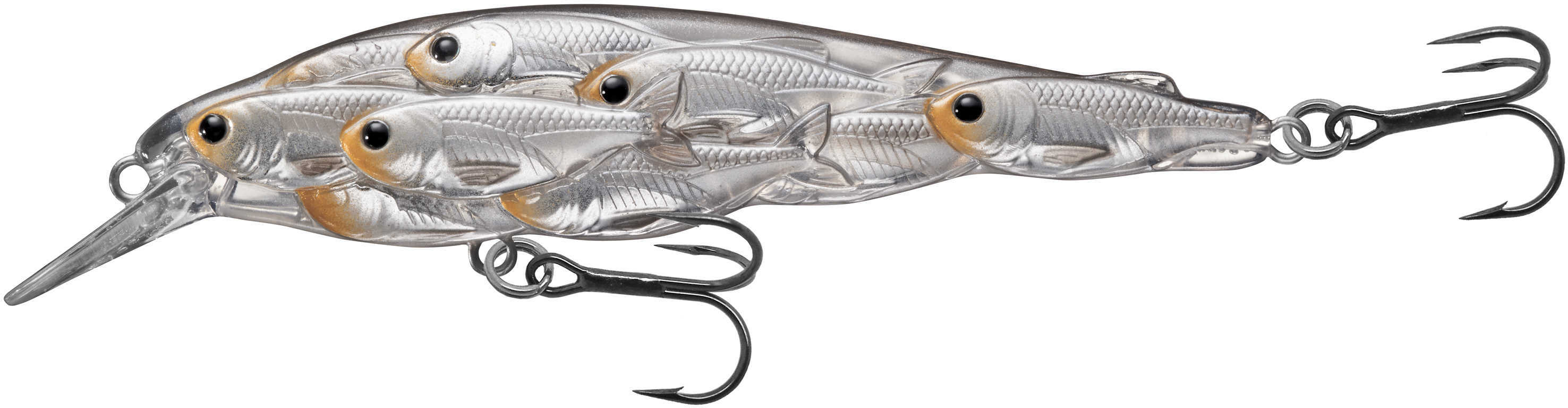 LIVETARGET Lures / Koppers Fishing and Tackle Corp Yearling Baitball  Jerkbait Pearl/Natural #4 Md: YJB95S816 - 11108637