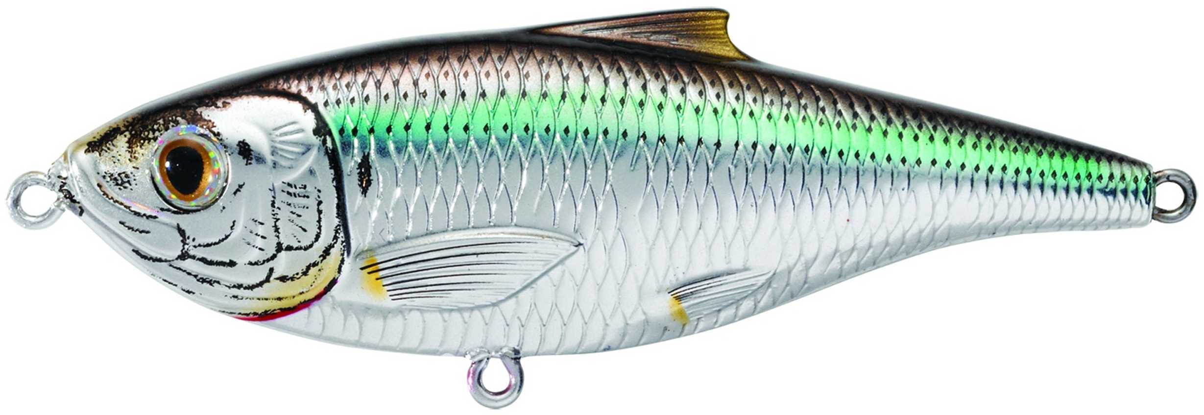 LIVETARGET Lures / Koppers Fishing and Tackle Corp Scaled Sardine Twitchbait Natural/Metallic #6 Md: SST75S902
