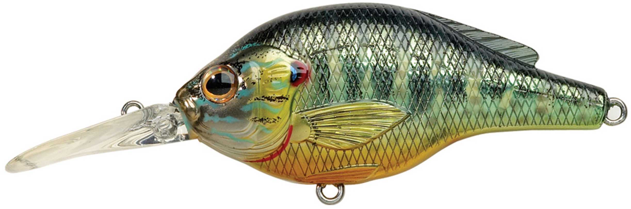 LIVETARGET Lures / Koppers Fishing and Tackle Corp Pumpkinseed Flat Side Roundbill Metallic/Gloss #6 Md: PS57M102