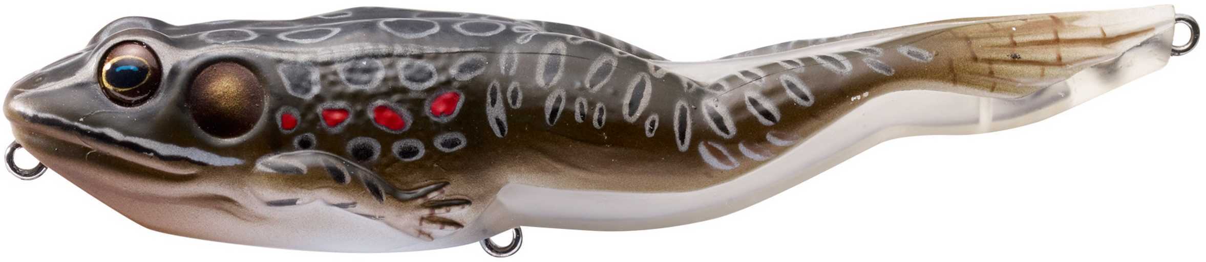 LIVETARGET Lures / Koppers Fishing and Tackle Corp Usa Walking Frog 7/8oz 4 5/8in Brown Black Md#: FGW118T-503