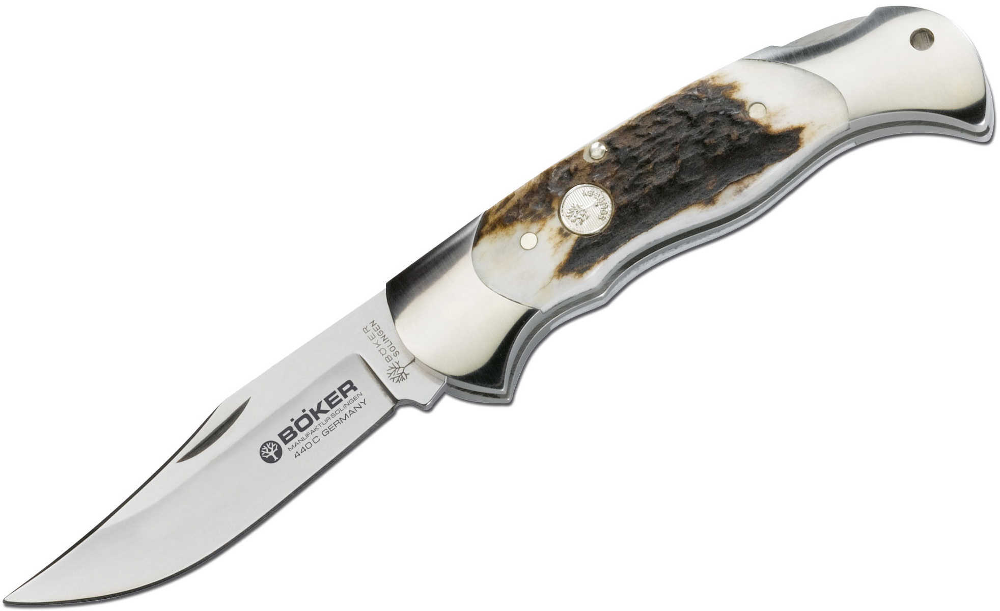 Boker USA Inc. Folding Knife With Clip Point Blade Md: 2004ST