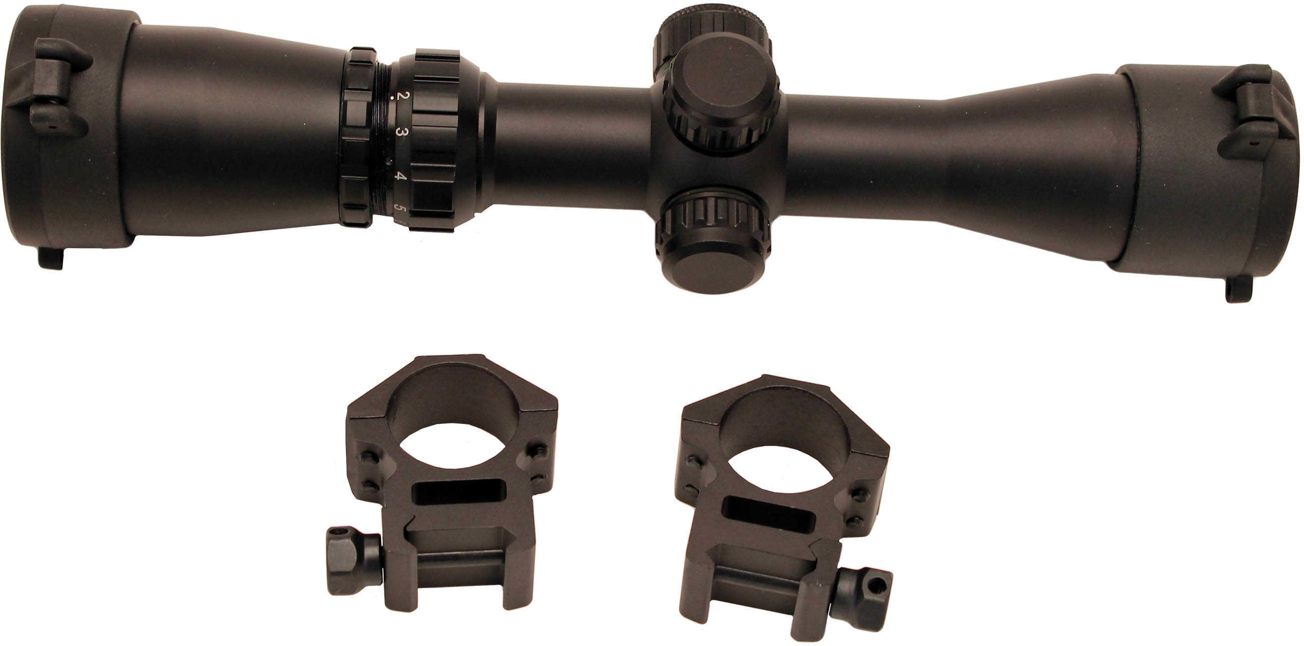 Leapers UTG 2-7x32 1" Handgun Scope Md: SCP-27PRGW