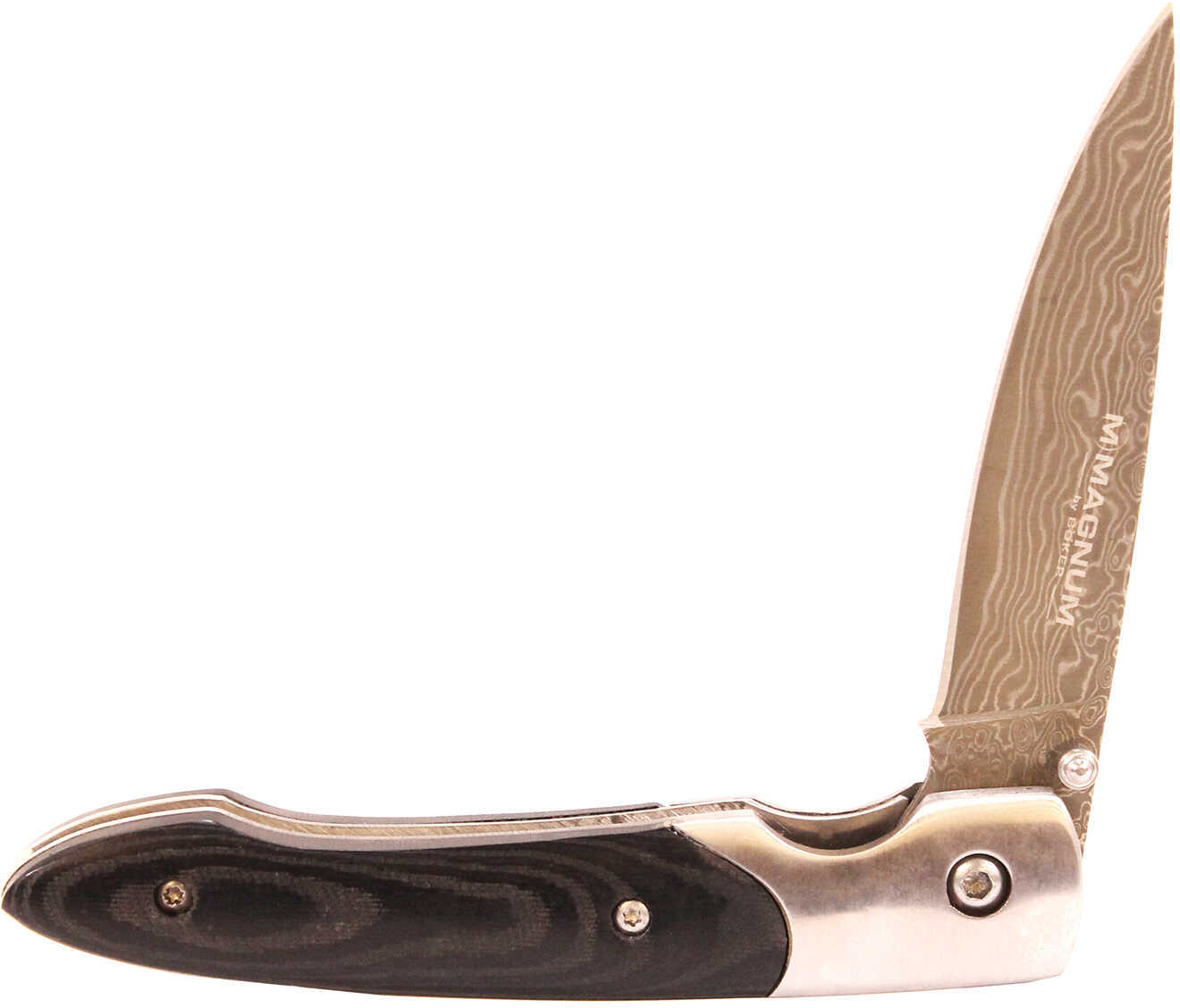 Magnum Damascus Sr Black Micarta Md: 01Mb031Dam