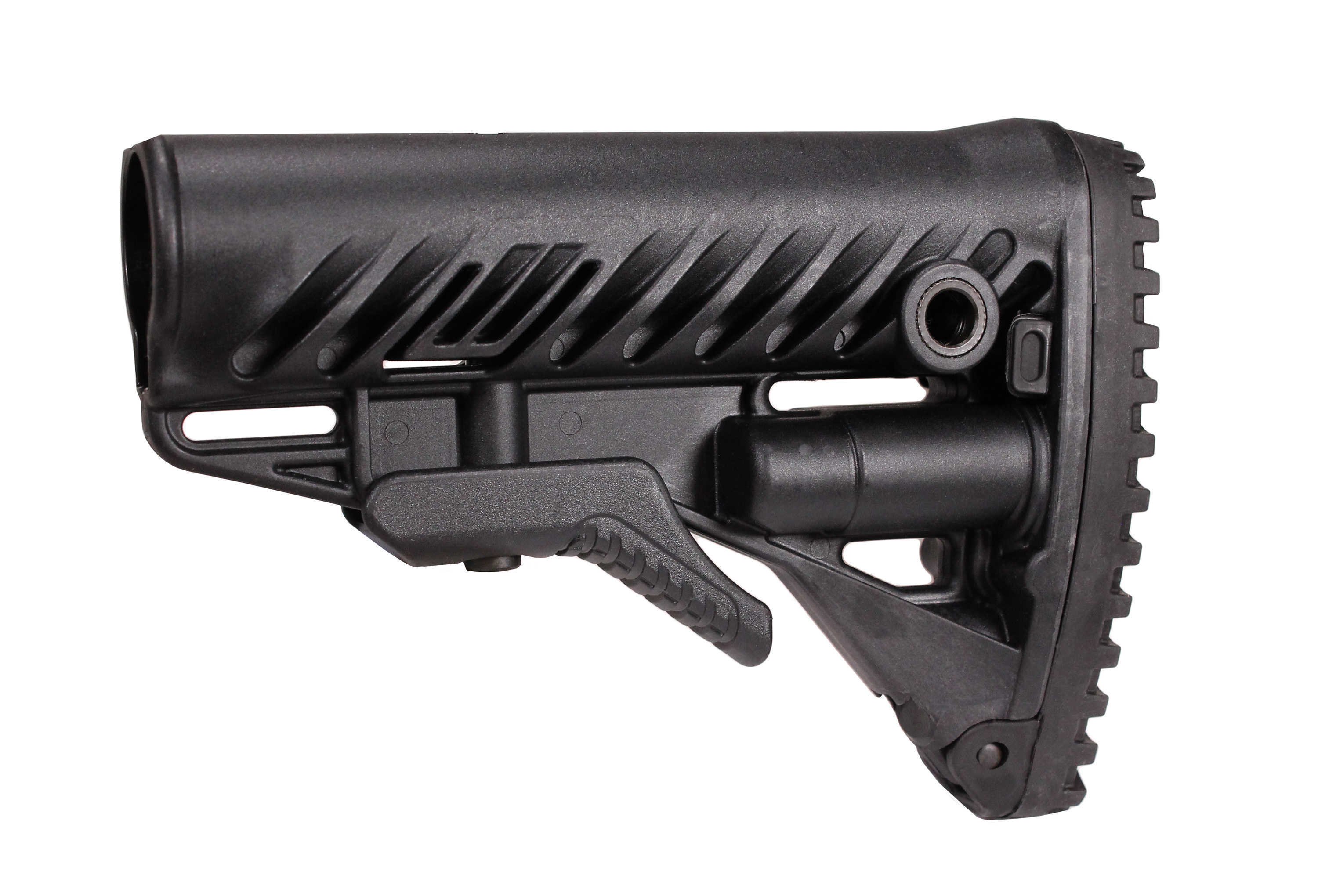 Mako Group M4/AR-15 Stock w/ Battery Storage and Rubber Buttpad -Black