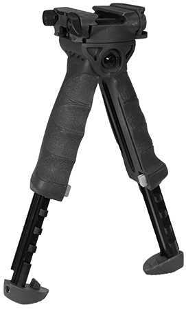 FAB Defense Generation 2 Vertical Grip Fits Picatinny Integrated Bipod Rotating Black T-PODG2PR