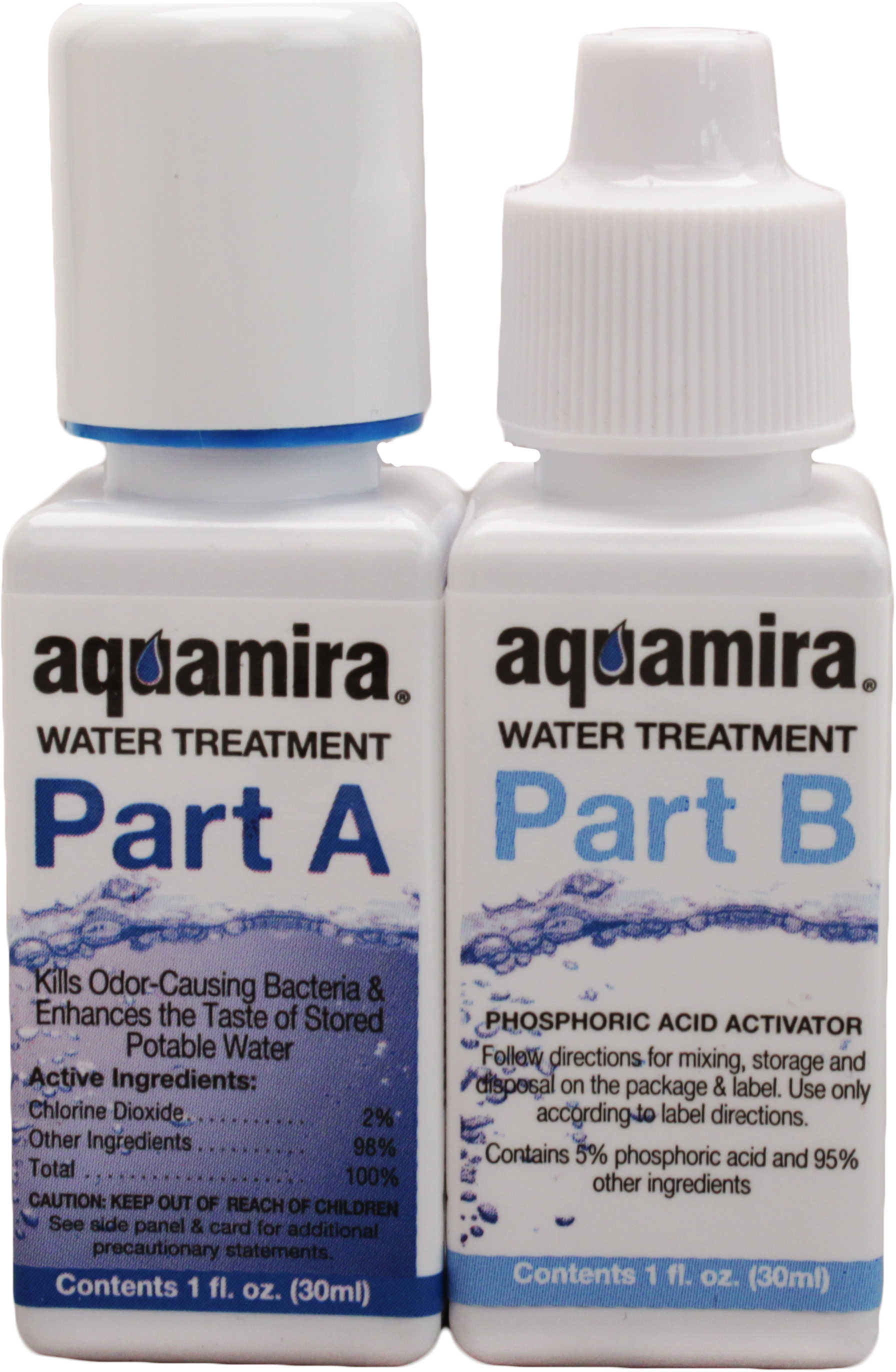 Aquamira Water Treatment Drops 1 oz Bottles Treats Up to 30 Gallons of 67202