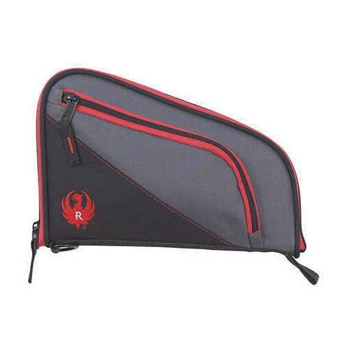 Allen Ruger Tucson Handgun Case - (10") Gray/Red Md: 27401-img-0