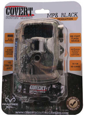 Covert Scouting Cameras MP8 Black Realtree Xtra Md: 5229