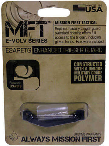Click to see larger image. Mission First Tactical E-VolV AR15 Enhanced Trigger Guard Black Md: E2ARETG