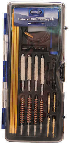 Click to see larger image. Gunmaster 26 Piece Universal Hybrid Rifle Cleaning Kit Md: GMLRHY