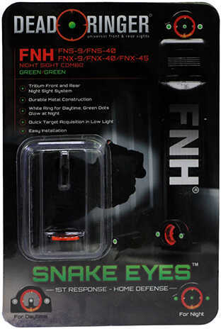 Dead Ringer Snake Eyes Pistol Sight FN FNX/FNH-3 Md: DR4609
