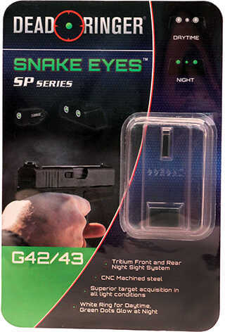 Dead Ringer Replacement Tritium Night Sight for Glock 42 Md: DR4944