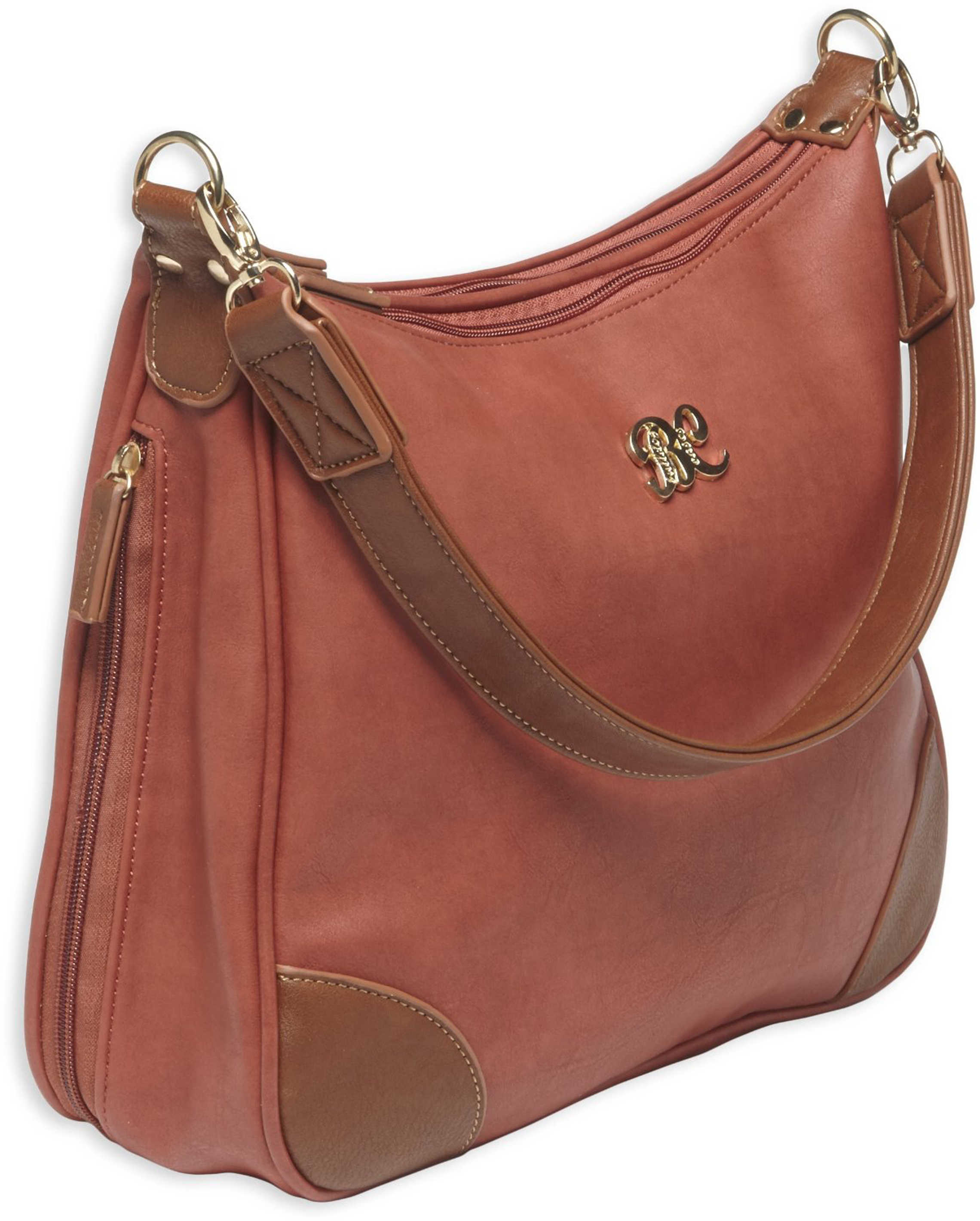 Bulldog Cases Hobo Style Purse w/Holster Brick Red/Tan Md: BDP-016