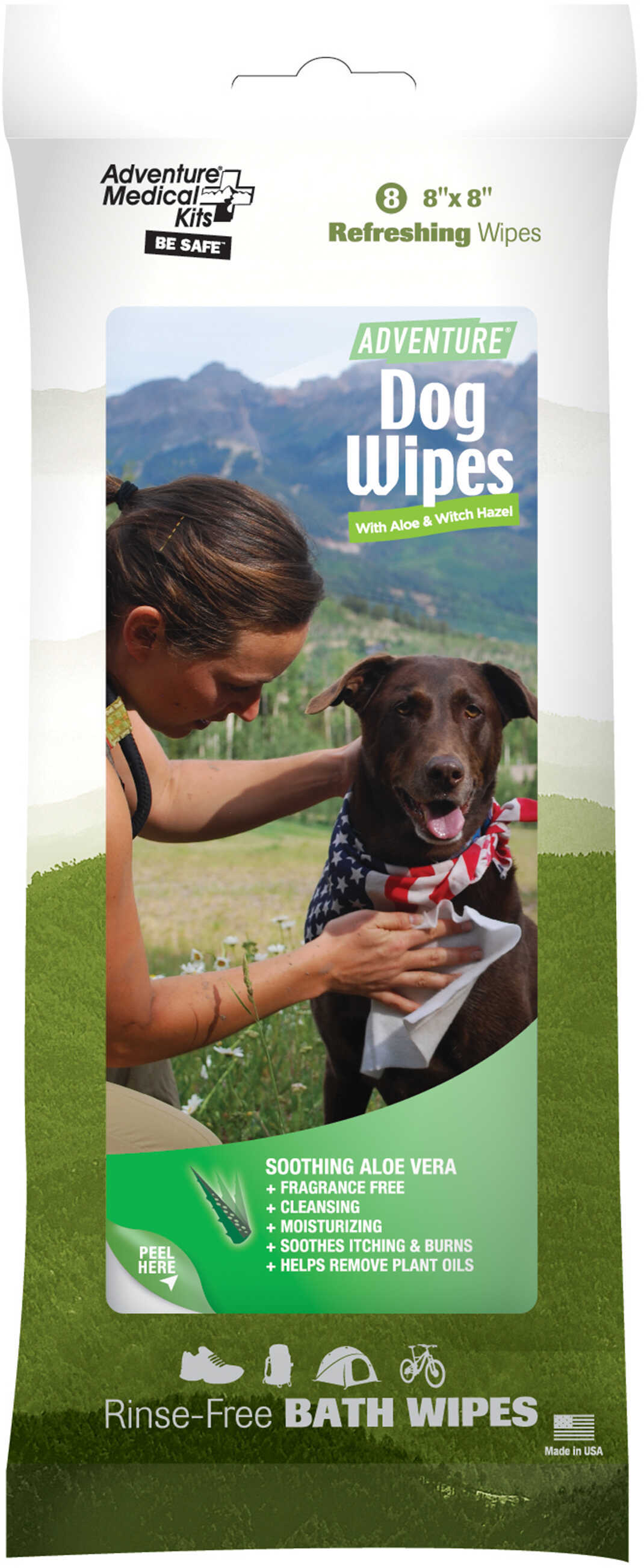 Adventure Medical Kits / Tender Corp Dog Wipes 8 Package