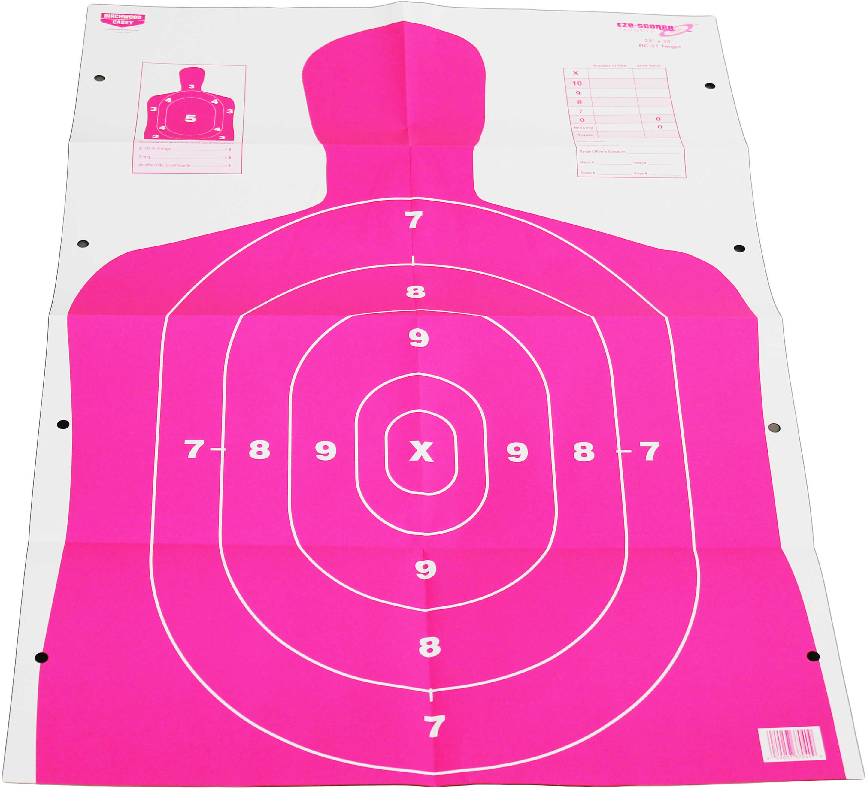 Birchwood Casey Eze-Scorer 23" x 35" Bc27 Pink 5 Paper Targets Md: 37039