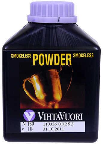 Vihtavuori N130 Smokeless Rifle Powder, 1 lb Container Md: N1301