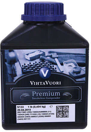 VihtaVouri N133 Smokeless Rifle Powder 1 lb Container Md: N1331