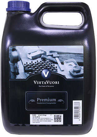 Vihtavuori N350 Smokeless Handgun Powder 4 lb Container Md: N3504