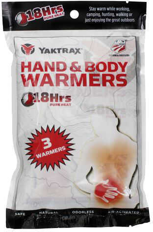 Yaktrax Hand and Body Warmer, 3 Pack Md: 07325