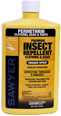 Sawyer Products Pemethrin Trigger Spray Insect Repentant Bug 24 oz Per 30