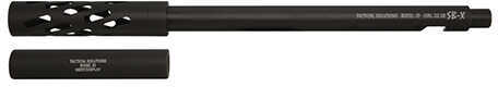 Tactical Solutions SB-X Threaded Barrel 16.625" With Shroud For Ruger 10/22 Matte Black Finish SBX-02