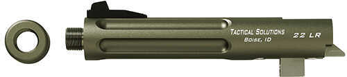 Tactical Solutions Trail-Lite 5 1/2" Threaded Barrel Olive Drab Green Md: Tl5.5TERF-04
