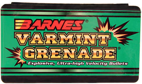 Barnes Bullets BAR 22 Caliber 50 Grains Varmint Grenade 100/Box 30198