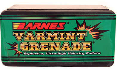 Barnes Bullets BAR 22 Caliber 50 Grains Varmint Grenade 250/Box 30201