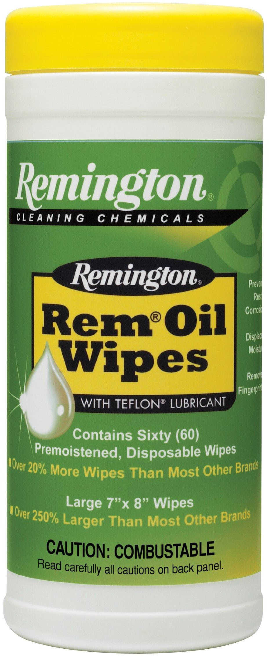 Remington Oil Pop up Wipes 7"x8" 18384