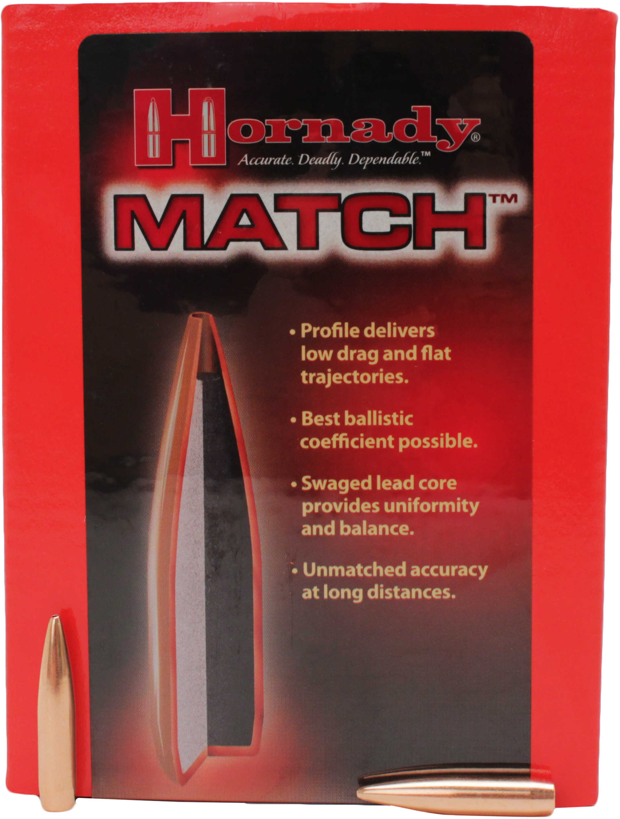 Hornady 6.5mm Bullets .264" 140 Grains BTHP Match(Per 500) 263355