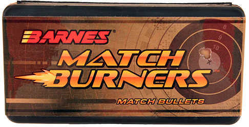 Barnes Bullets Match Burners 6.5mm .264" 140 Grains Boat Tail (Per 100) 26404