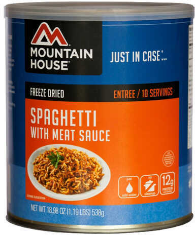 Mountain House Entrees Spaghetti With Meat Sauce, 10 Servings Md: 0030108