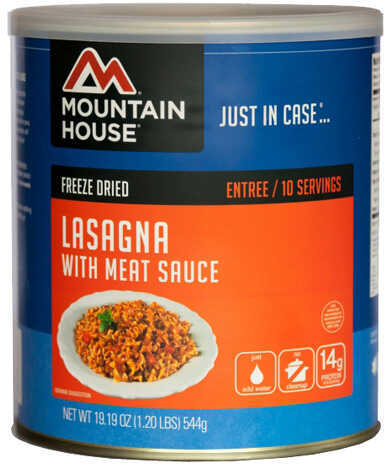 Mountain House Entrees Lasagna With Meat Sauce, 10 Servings Md: 0030127
