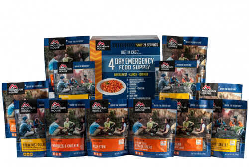 Buckets And Kits Just In Case., 4 Day Emergency Food Supply, 12 Pouches Md: 0084606