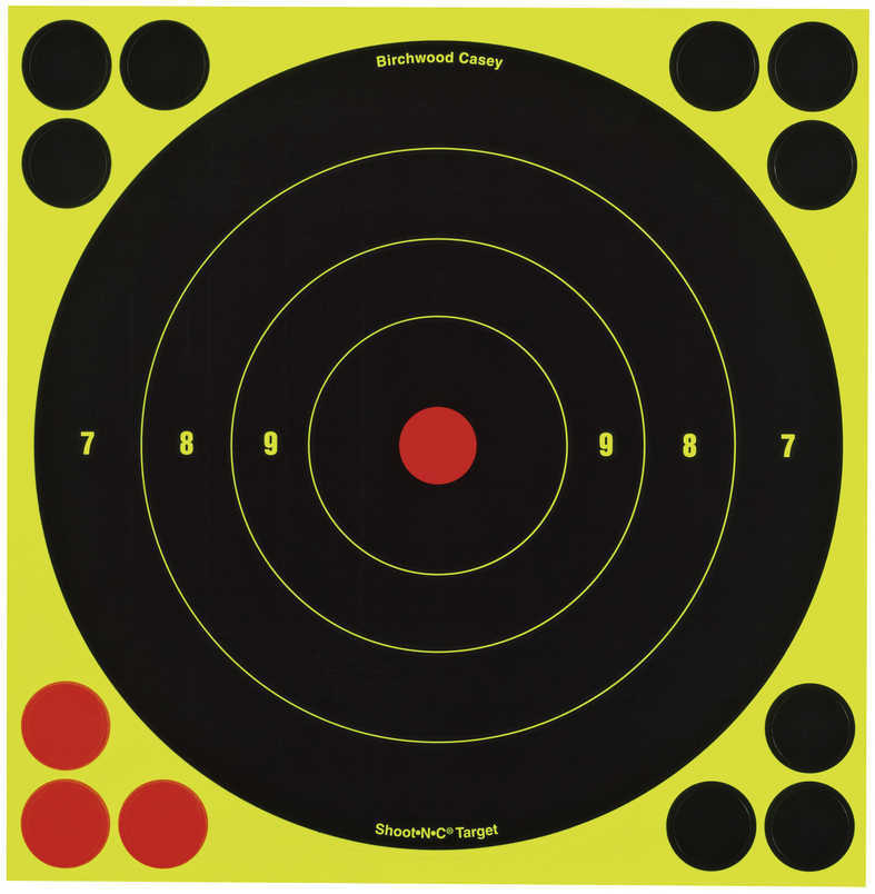 Birchwood Casey Shoot-N-C Targets: Bulls-Eye 8" (Per 500) 34880-img-1