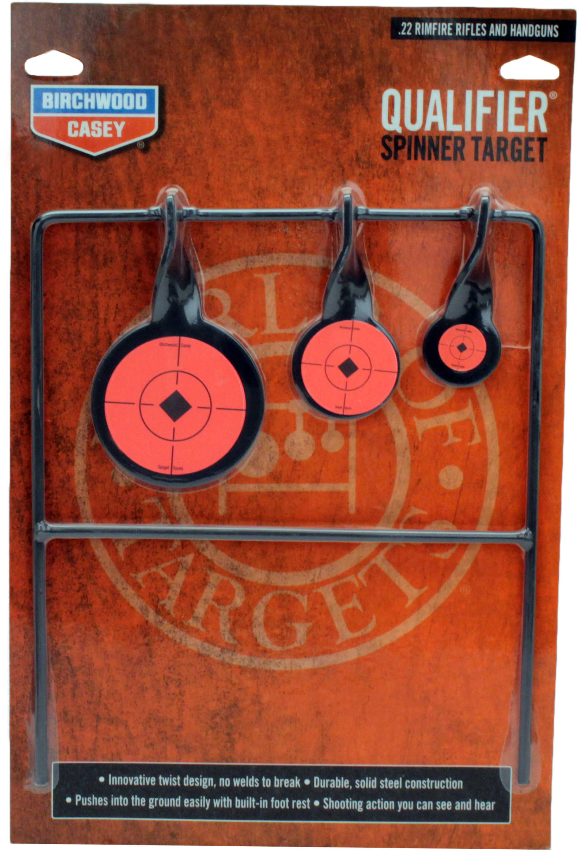 Birchwood Casey .22 Rimfire Caliber Qualifier Spinner Target 46322