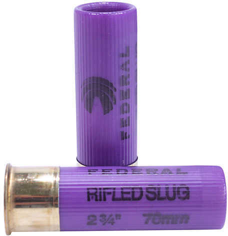 16 Gauge 5 Rounds Ammunition Federal Cartridge 2 3/4" 7/8 oz Lead #Slug