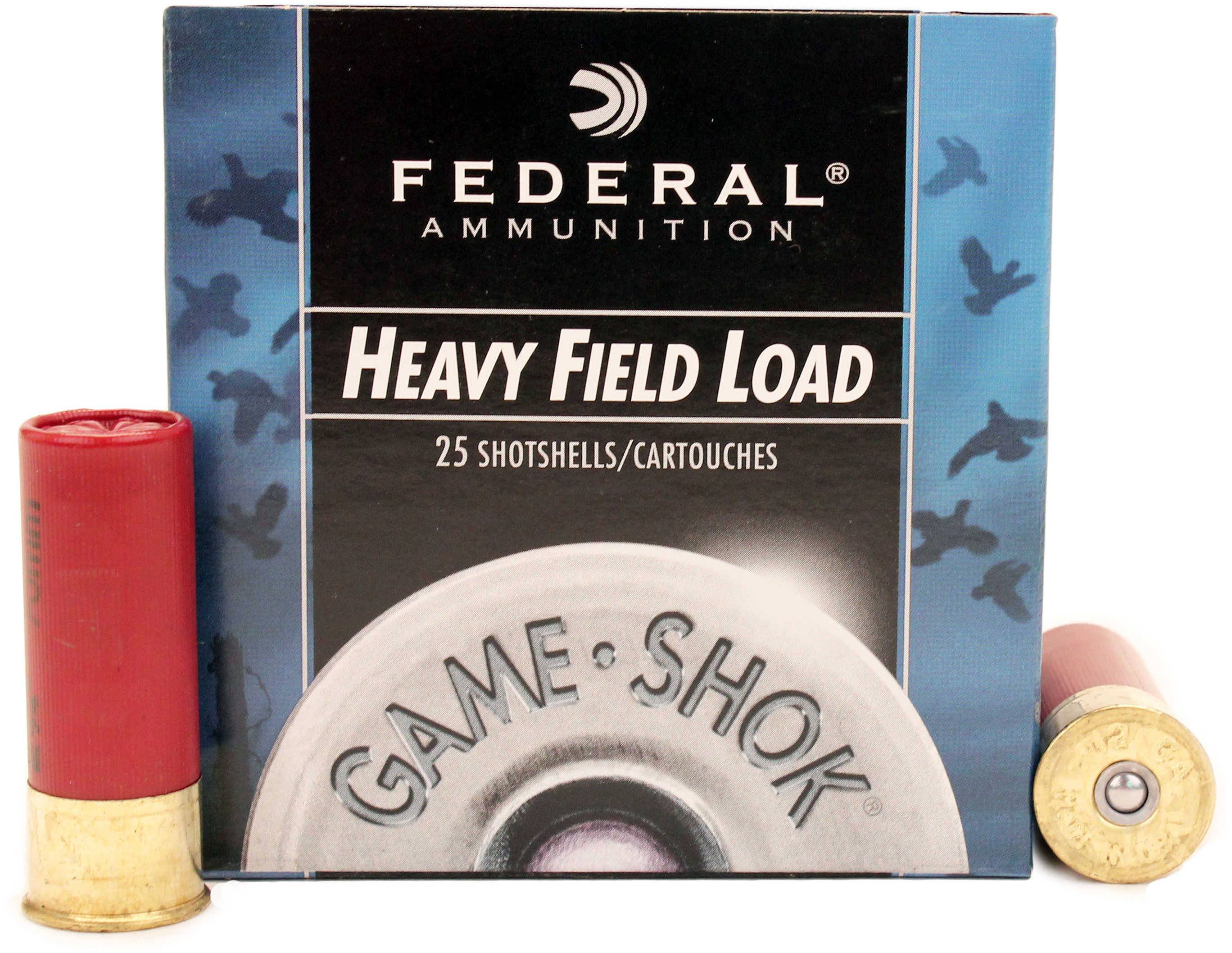 12 Gauge 25 Rounds Ammunition Federal Cartridge 2 3/4" 1 1/4 oz Lead #6