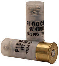 12 Gauge 10 Rounds Ammunition Fiocchi Ammo 2 3/4" 27 Pellets Lead #4 Buck