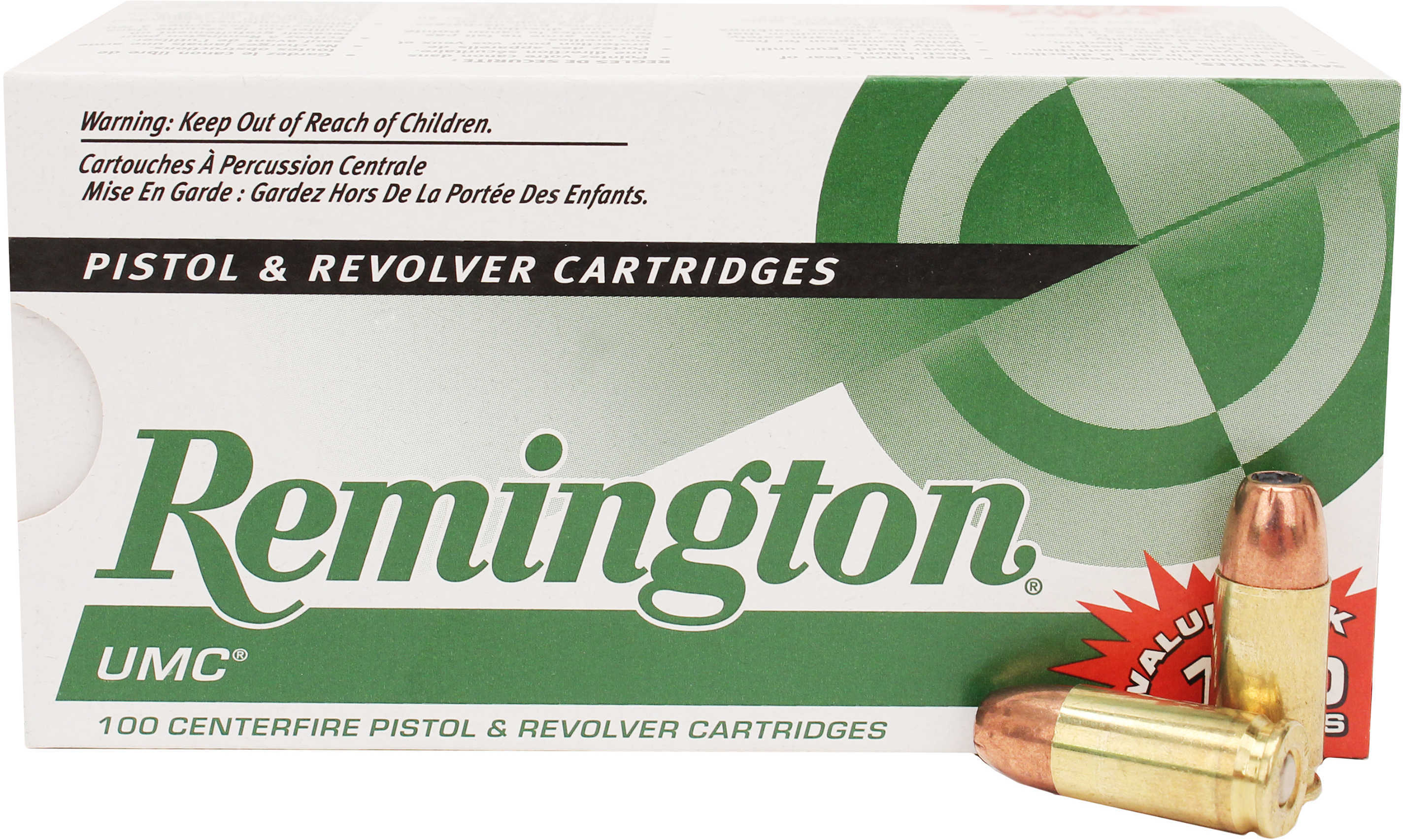 9mm Luger 100 Rounds Ammunition Remington 115 Grain Hollow Point