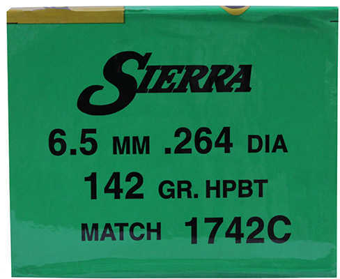 Sierra 22 Caliber (.224) 52 Grains HPBT Match (Per 500) 1410C