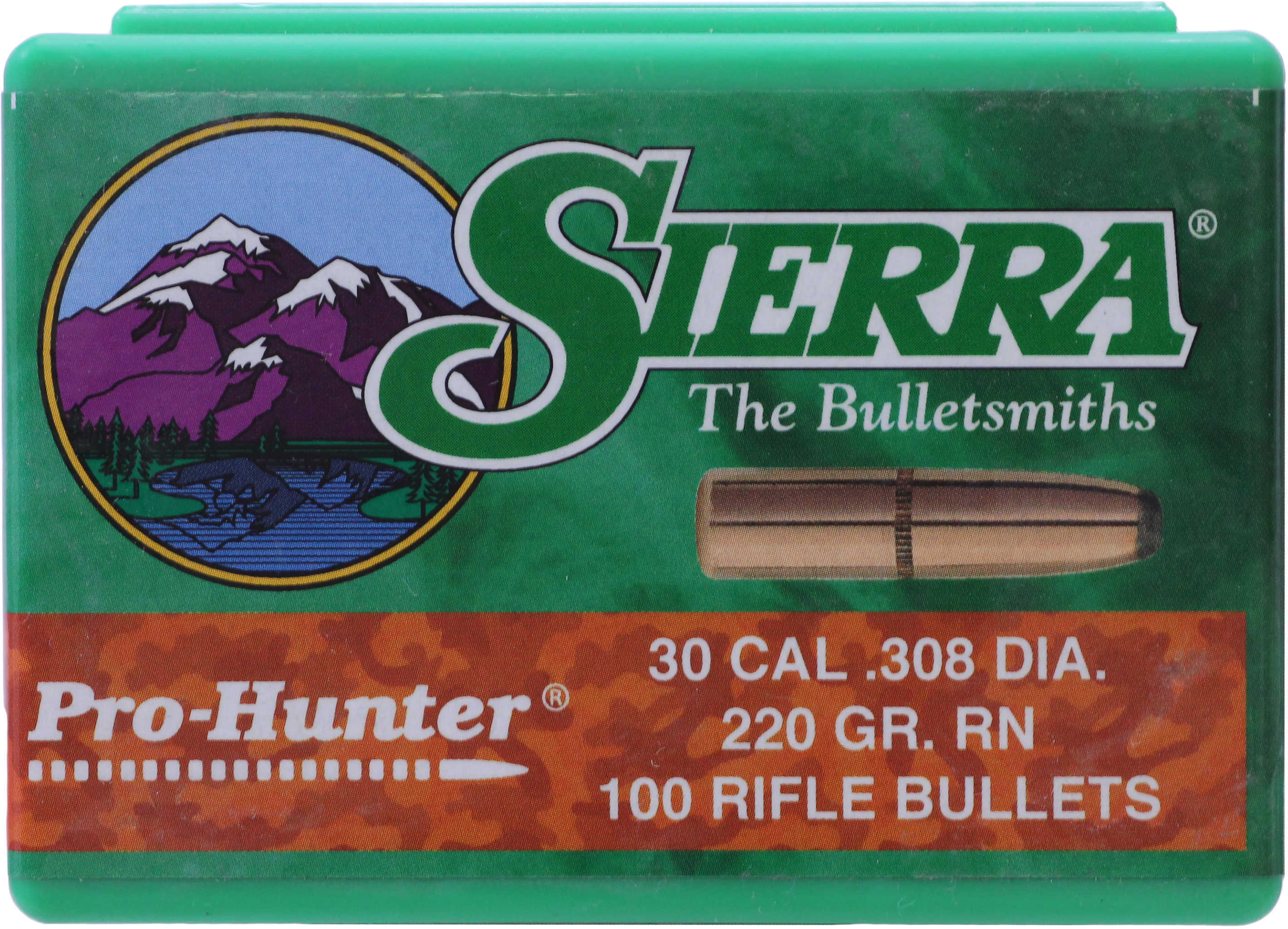 Sierra 30 Caliber 220 Grains RN (Per 100) 2180