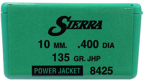 Sierra Bullets, 10mm 135 Grains JHP - Brand New In Package