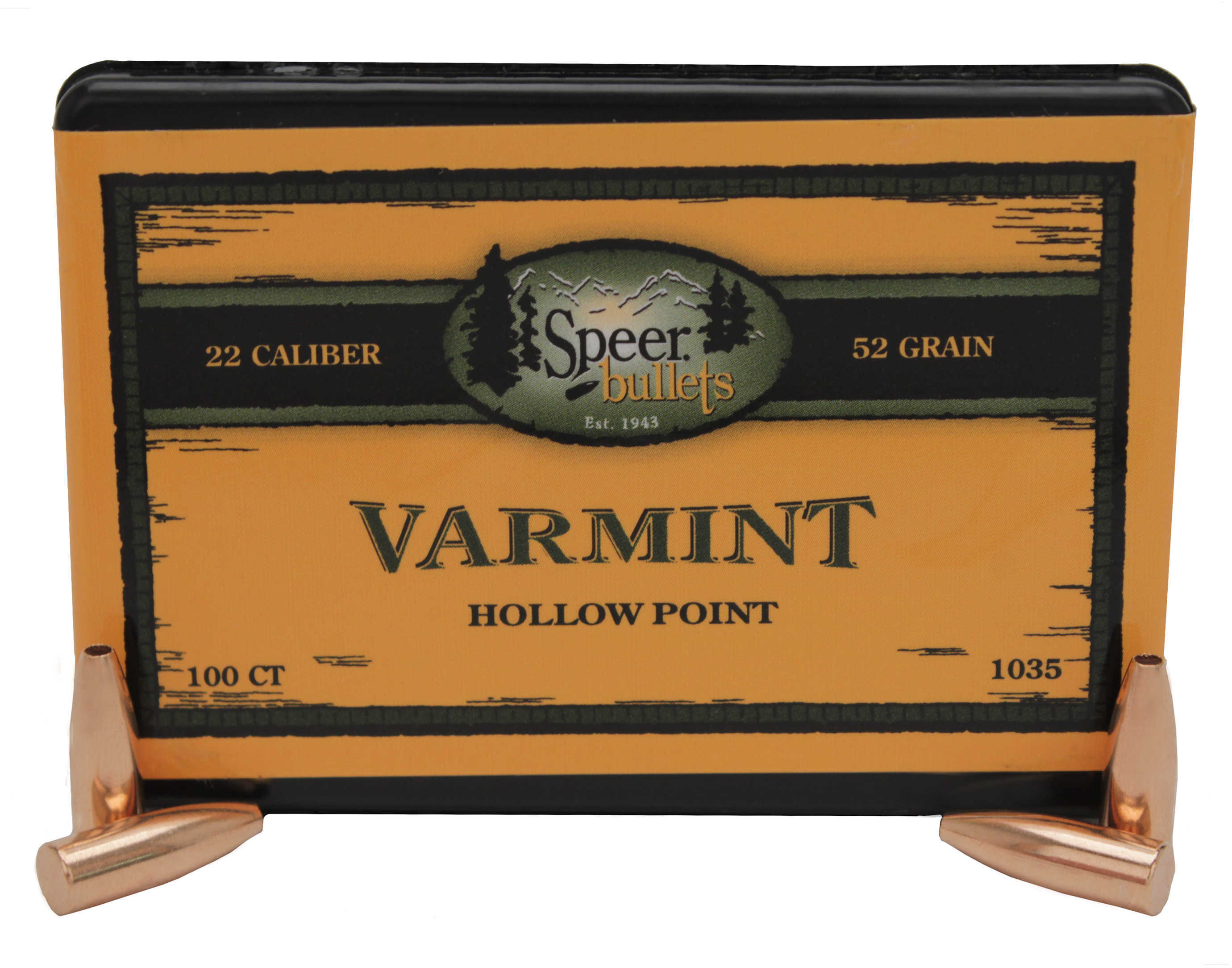 Speer 22 Caliber (.224) 52 Grains HP (Per 100) 1035