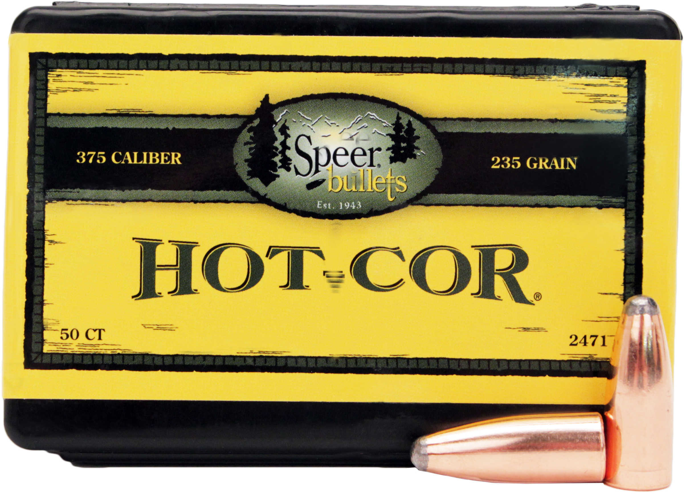 Speer 375 Caliber 235 Grains Semi-Spitzer SP (Per 50) 2471